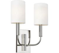 Elstead Lighting Brianna applique murale 2x60 W nickel FE-BRIANNA2-PN