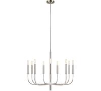 Elstead Lighting Brianna lampe suspendue x60 W nickel FE-BRIANNA9-PN