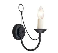 Elstead Lighting Carisbrooke applique murale 1x60 W noir CB1-BLACK