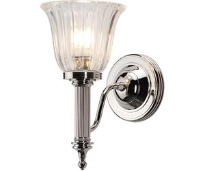 Elstead Lighting Carroll applique murale 1x3 W nickel BATH-CARROLL1-PN