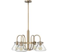 Elstead lighting Lustre Congress verre - Or
