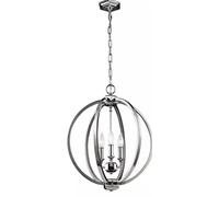 Elstead Lighting Corinne lampe suspendue 3x60 W nickel FE-CORINNE-3P-M