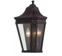 Elstead Lighting Cotswold Lane lampadaire extérieur 2x60 W noir FE-COTSLN7-BK