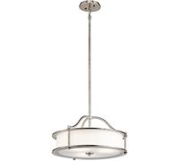 Elstead Lighting Emory lampe suspendue 3x60 W KL-EMORY-P-S-CLP