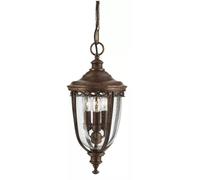 Elstead Lighting English Bridle suspension extérieure 3x60 W marron FE-EB8-M-BRB