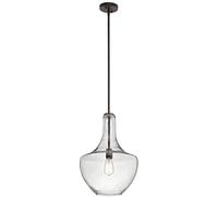 Elstead Lighting Everly lampe suspendue 1x60 W marron KL-EVERLY-P-M-OZ