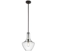 Elstead Lighting Everly lampe suspendue 1x60 W marron KL-EVERLY-P-S-OZ