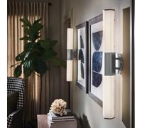 Quintiesse Facet applique murale 2x12 W chrome-opale QN-FACET-LED2-PC-BATH