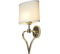 Elstead Lighting Falmouth applique murale 2x3 W blanc-doré BATH-FALMOUTH-FG