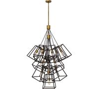 Elstead Lighting Fulton lampe suspendue x60 W laiton-marron HK-FULTON-13P