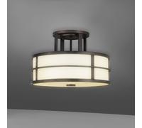Elstead Lighting Fusion plafonnier 3x60 W marron FE-FUSION-SF