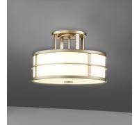 Elstead Lighting Fusion plafonnier 3x60 W laiton FE-FUSION-SF-PNBR