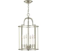 Elstead Lighting Gentry lampe suspendue 6x60 W nickel HK-GENTRY-P-L-PN