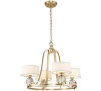 Elstead Lighting Gotham lampe suspendue 4x3 W laiton QZ-GOTHAM4-BB
