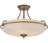 Elstead Lighting Griffin plafonnier 4x60 W laiton QZ-GRIFFIN-SFM-WS