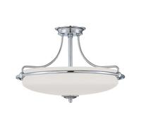 Elstead Lighting Griffin plafonnier 4x60 W chrome QZ-GRIFFIN-SFM-C