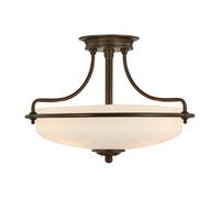 Elstead Lighting Griffin Plafonnier avec suspension, QZ-GRIFFIN-SFS-PN,