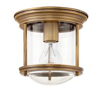 Quintiesse Hadrian plafonnier 1x60 W transparent-marron QN-HADRIAN-MINI-F-BR-CLEAR