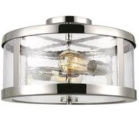 Elstead Lighting Harrow plafonnier 2x60 W nickel FE-HARROW-SF
