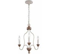 Elstead Lighting Hartsville lampe suspendue 3x40 W blanc-bois FE-HARTSVILLE3