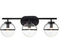 Elstead Lighting Hollis applique murale 3x40 W noir HK-HOLLIS3-C-BK-BATH