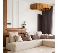 Elstead Lighting Horizon Suspension ronde LED, QN-HORIZON-RING-LED-80-TEAK,