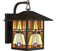 Elstead Lighting Inglenook Outdoor applique murale extérieure 1x60 W marron QZ-INGLENOOK2-M