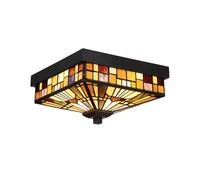 Elstead Lighting Inglenook Outdoor plafonnier extérieur 2x60 W marron QZ-INGLENOOK-F