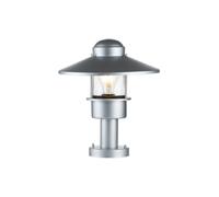 Elstead Lighting Klampenborg lampadaire extérieur 1x60 W argenté KLAMPENBORG-PED-SIL