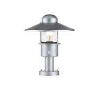 Elstead Lighting Klampenborg Borne d'éclairage E27, KLAMPENBORG-PED-PIR-SIL,