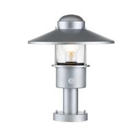 Elstead Lighting Klampenborg lampadaire extérieur 1x60 W argenté KLAMPENBORG-PED-SIL
