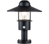 Elstead Lighting Klampenborg lampadaire extérieur 1x60 W noir KLAMPENBORG-PED-PIR-BK