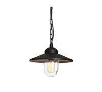 Elstead Lighting Klampenborg lampe suspendue 1x W noir KLAMPENBORG8-BK