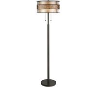 Elstead Lighting Laguna lampadaire 2x60 W cuivre QZ-LAGUNA-FL-A