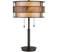 Elstead Lighting Laguna lampe de table 2x60 W cuivre QZ-LAGUNA-TL
