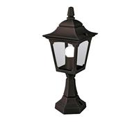 Elstead Lighting Lampe de Jardin Extérieure Colonne E27 Noir H 44 cm IP44