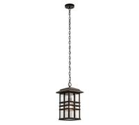 Elstead Lighting Lampe Extérieure Kettenlaterne Pendante Bronze Verre 29,9 cm