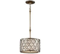 Elstead Lighting Lucia lampe suspendue 1x60 W argenté FE-LUCIA-P-C