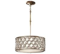 Elstead Lighting Lucia lampe suspendue 3x60 W argenté FE-LUCIA-B