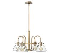 Elstead lighting Lustre Congress verre - Or
