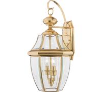 Elstead Lighting Newbury applique murale extérieure 2x40 W laiton QZ-NEWBURY2-L-PB
