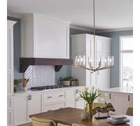 Elstead Lighting Nye Suspension, E14, QN-NYE6-CLP,
