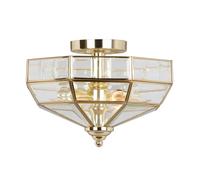 Elstead Lighting Old Park plafonnier 2x60 W laiton OLD-PARK-PB