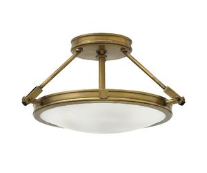 Elstead lighting plafonnier Collier - Laiton