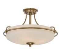 Elstead lighting Plafonnier Griffin - Laiton