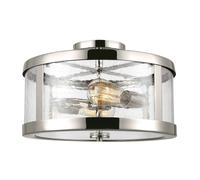 Elstead lighting plafonnier Harrow - Gris