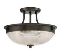 Elstead lighting plafonnier Mantle - Marron