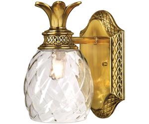 Elstead Lighting Plantation applique murale 1x3 W laiton HK-PLANTATION1-BATH-BB
