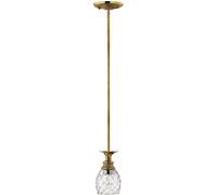Elstead Lighting Plantation lampe suspendue 1x60 W laiton HK-PLANTATION-MP-BB