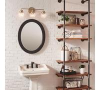 Elstead Lighting Poppy Applique murale à 3 sources lumineuses, QN-POPPY3-HB-BATH,